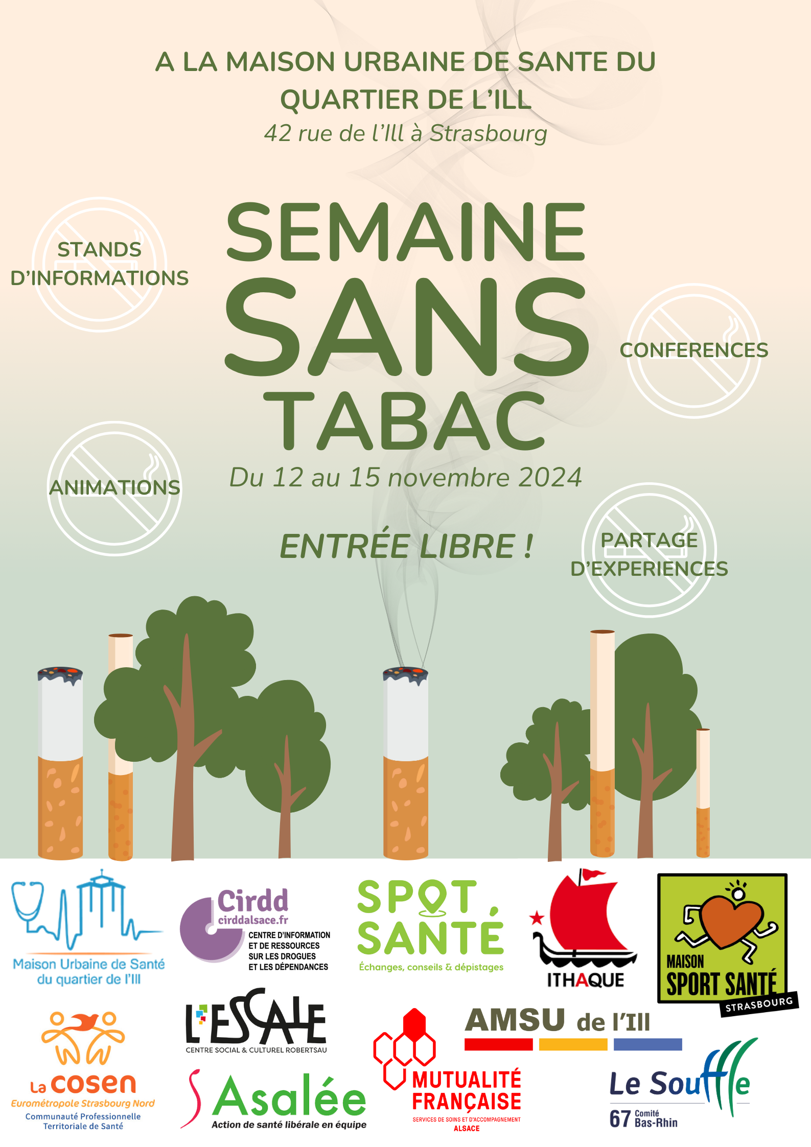 Affiche semaine sans tabac